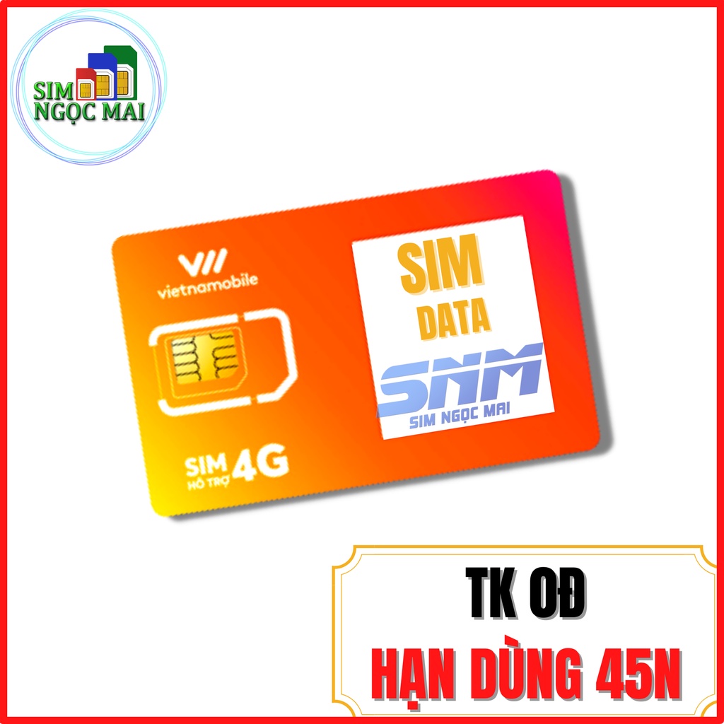 [FREESHIP] Siêu Thánh Sim 4G Vietnamobile Gói Cước Trọn Đời - 180GB DATA - 6GB/NGÀY - SIM NGỌC MAI