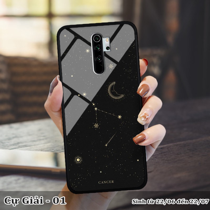 Ốp kính Xiaomi Redmi Note 8 Pro in cung hoàng đạo