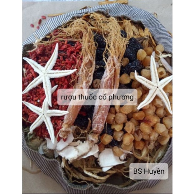 Thang ngâm rượu tăng cường sinh lý nam giới.