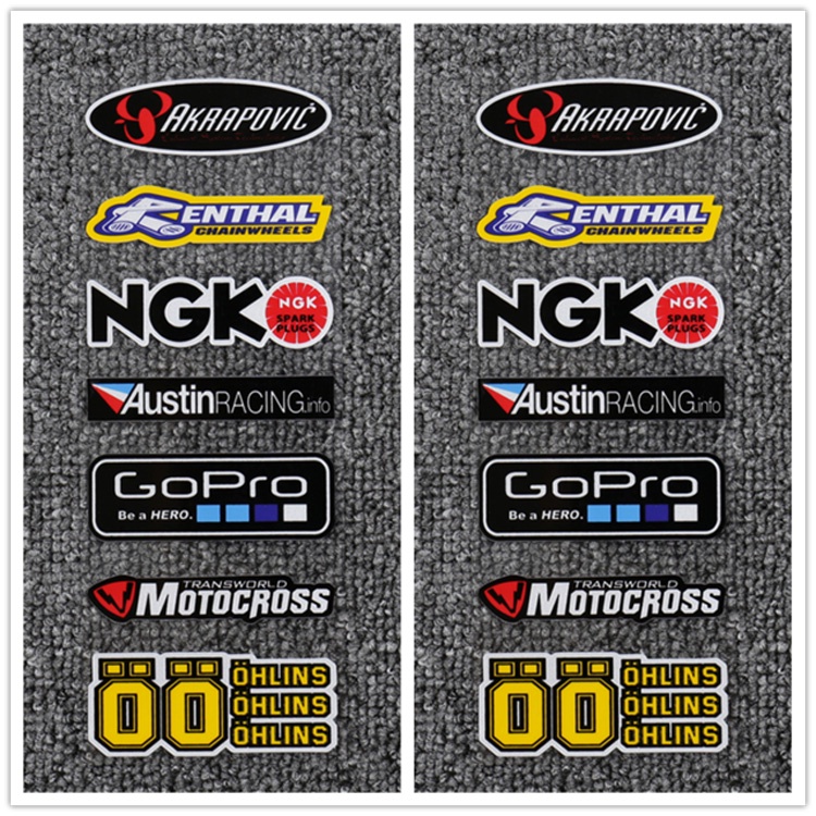 Miếng Dán Phản Quang Chống Thấm Nước Hình Kẻ Sọc Trang Trí Xe Máy