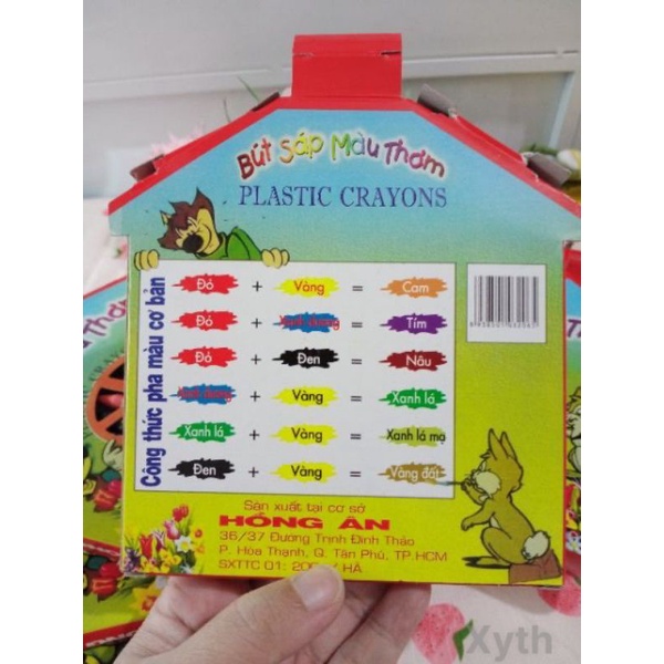 Sáp Màu Ngôi Nhà 12 màu