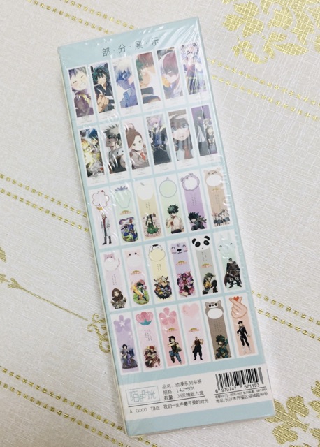 Bộ 36 ảnh bookmark anime my hero, đánh dấu trang my hero