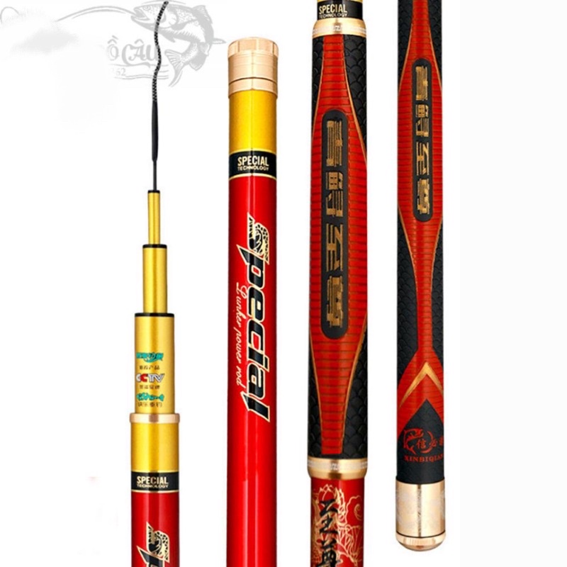 Cần câu tay tầm xanh thế hệ thứ 6 giấc mộng đế vương hàng chính hãng + tặng 1 ngọn sơ cua