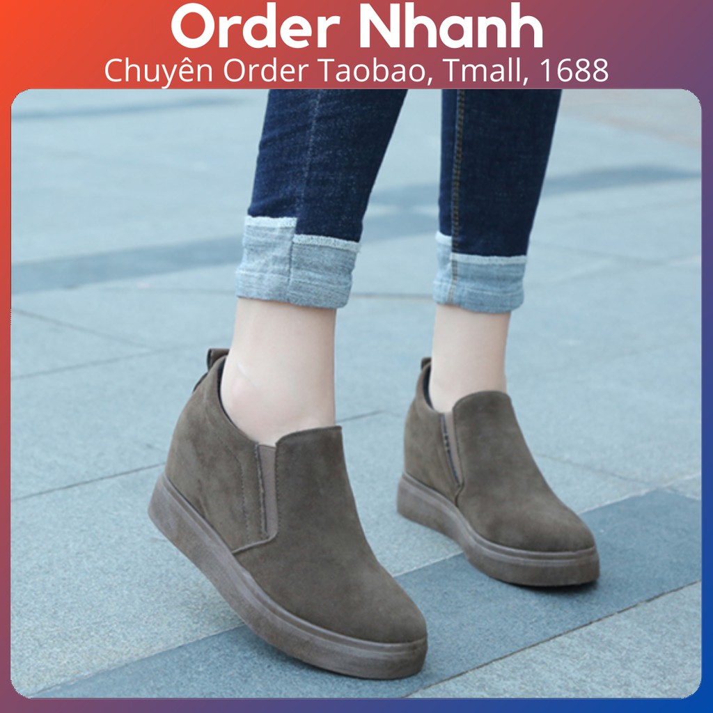 Giày bốt da lộn mẫu mới Hàn Quốc Order