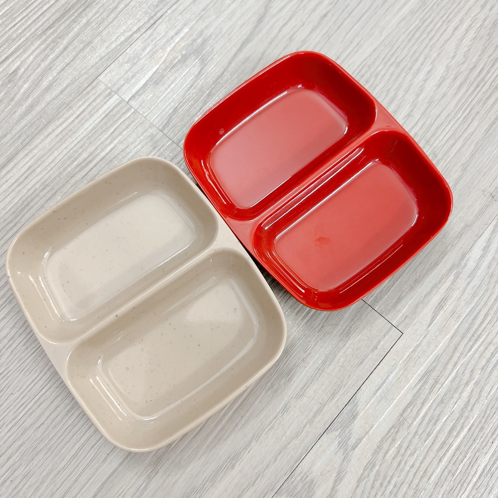 Chén Nước Chấm 2 Ngăn Nhựa Melamine Cao Cấp FATACO