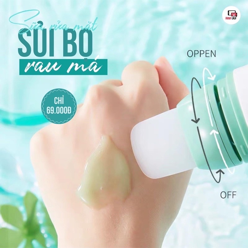Cùng loại Mặt nạ làm sạch Centella asiatica Mặt nạ sủi bọt nhỏ Centella asiatica axit salicylic nhẹ nhẹ
