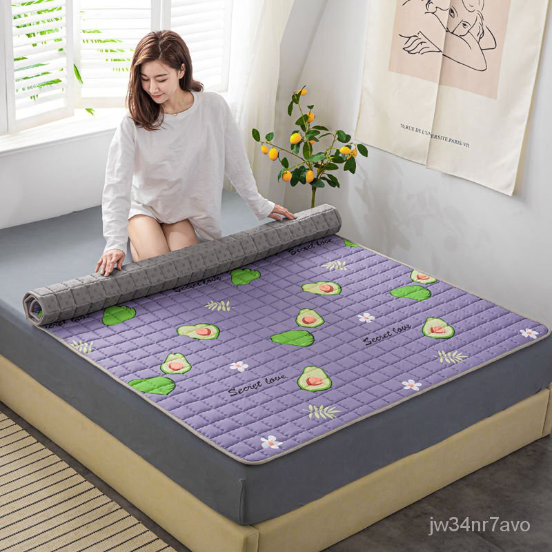 Bốn Mùa Đa Năng Máy Có Thể Giặt Nệm Được Pad Tatami Chống Trượt Bảo Vệ Giường Nệm Đơn Đôi Ký Túc Xá Sinh Viên