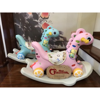 NGỰA BẬP BÊNH 2 IN 1 CÓ NHẠC 666