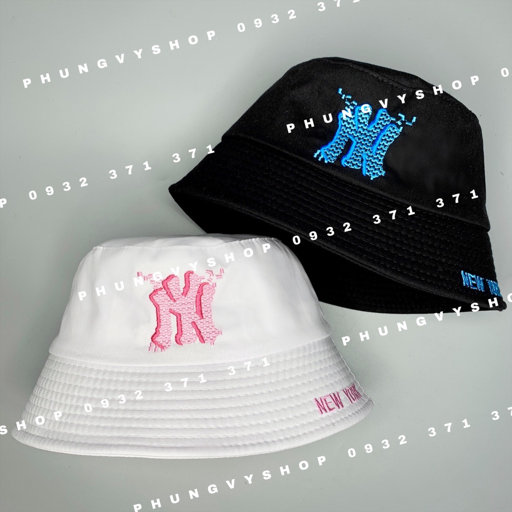 Mũ CỤP cực hot unisex nam nữ- THÊU N NEWYO - nón sụp bucket tai bèo
