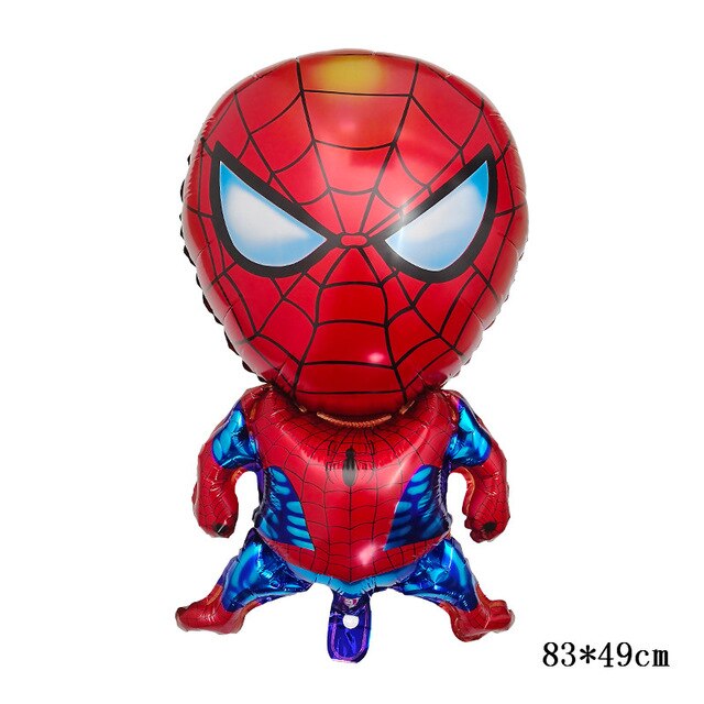1 Bong Bóng Lá Nhôm Hình Siêu Anh Hùng Hoạt Hình Avenger Người Nhện Helium Globos Trang Trí Tiệc Sinh Nhật Cho Bé