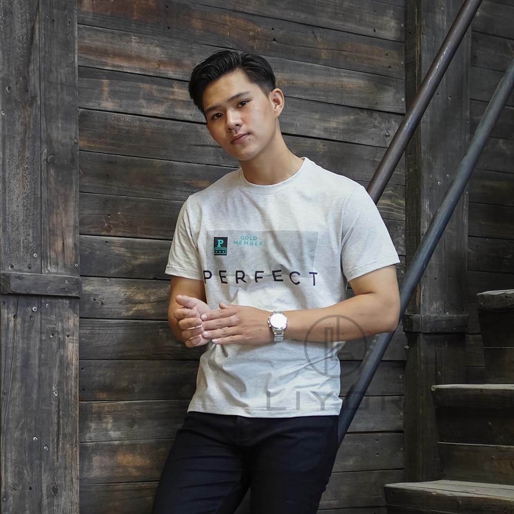 Áo thun cotton nam, áo phông nam Liyorstore in chữ trẻ trung - ACT4042
