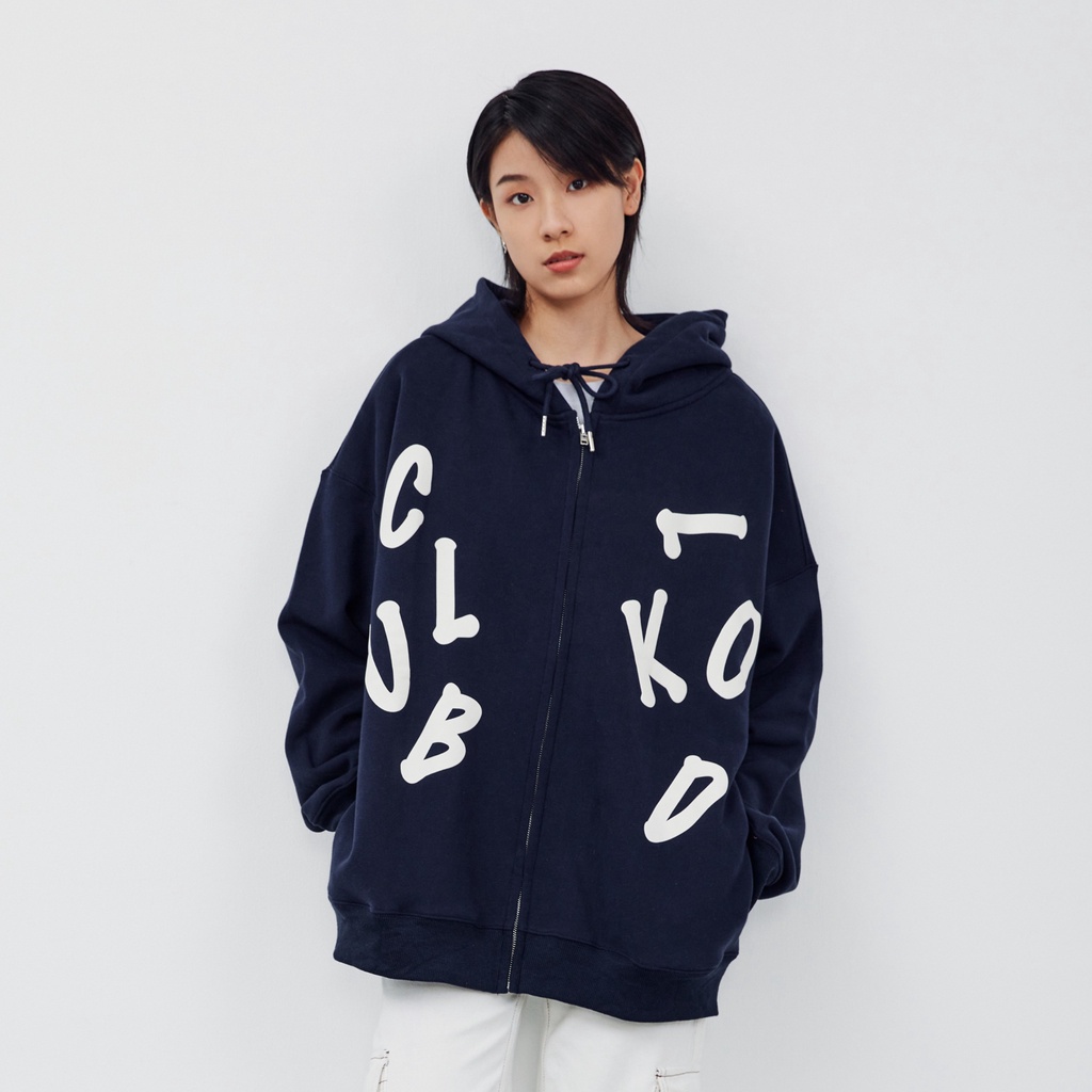 Áo Hoodie Nỉ Mũ 2 Lớp Dày Dặn Khóa Kéo In Chữ-Phong Cách UNISEX Fom Rộng - Lịch Sự Thoải Mái  Ấm Áp Mùa Đông 2022