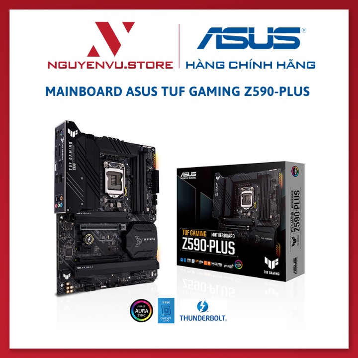 Mainboard ASUS TUF GAMING Z590 PLUS - Hàng Chính Hãng