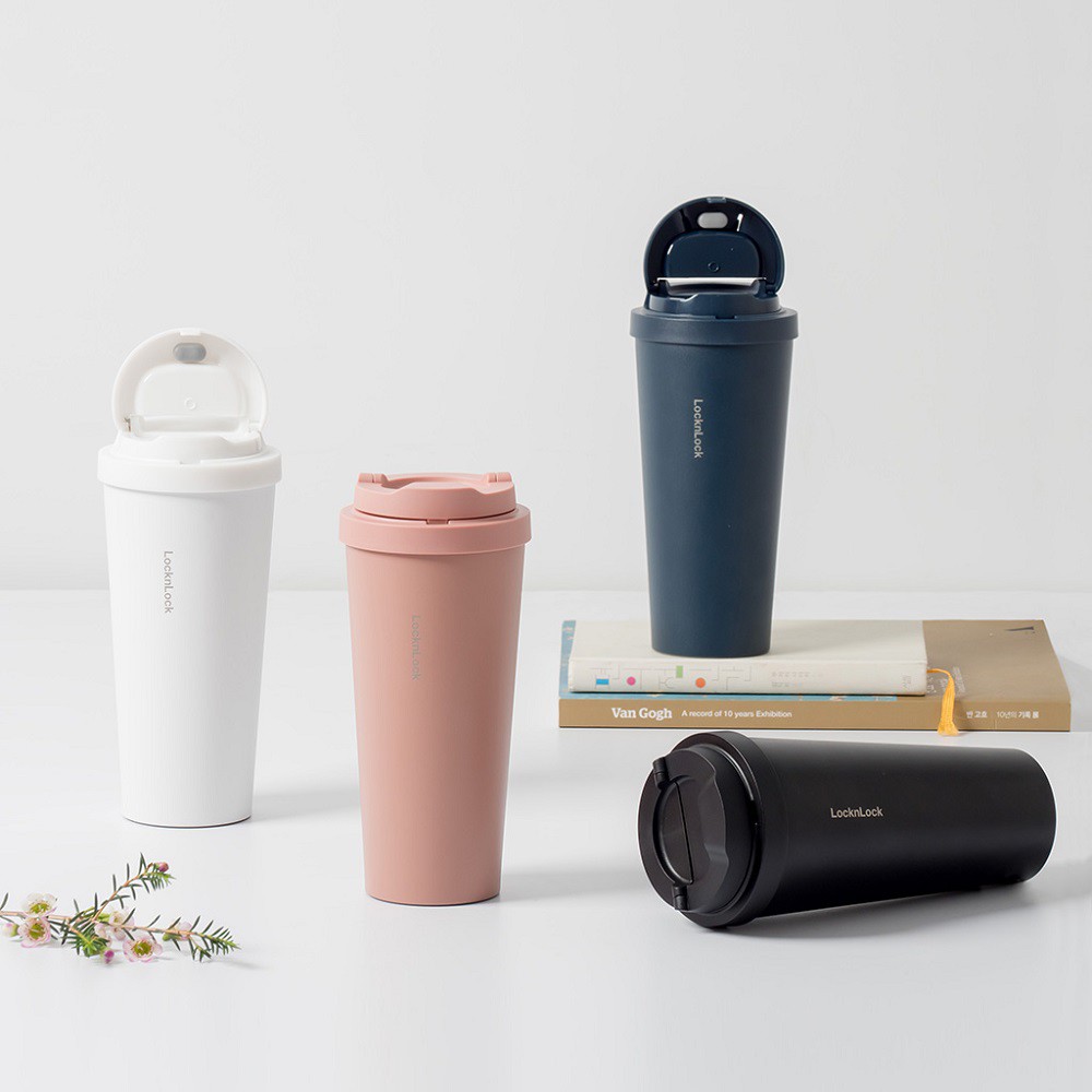 Ly Giữ Nhiệt Lock&Lock Bằng Thép Không Gỉ (540ml) Kèm Túi Vải (Mẫu Ngẫu Nhiên) | BigBuy360 - bigbuy360.vn
