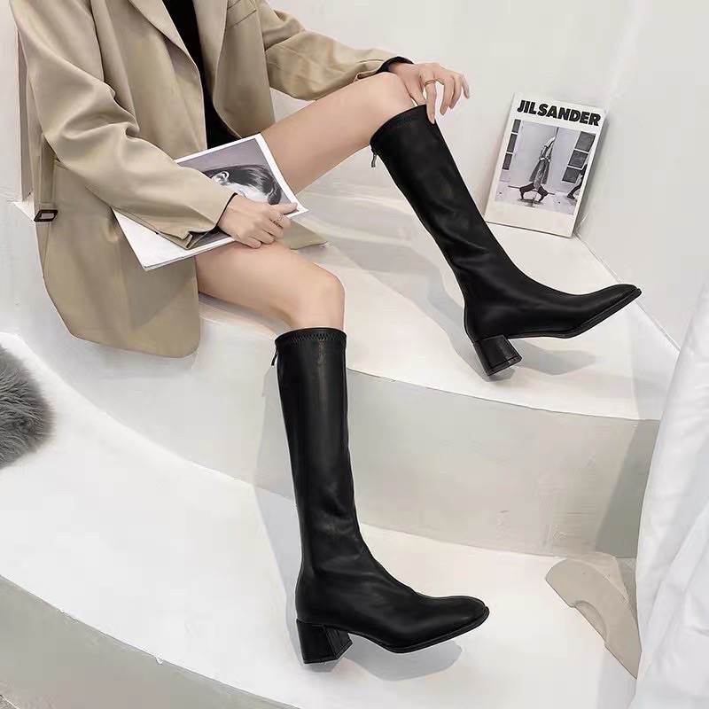 [Mã 151FASHIONSALE1 giảm 10k đơn 50k] BỐT ĐÙI,BỐT cổ cao Hàn quốc hot hit (có khoá ,SẴN)