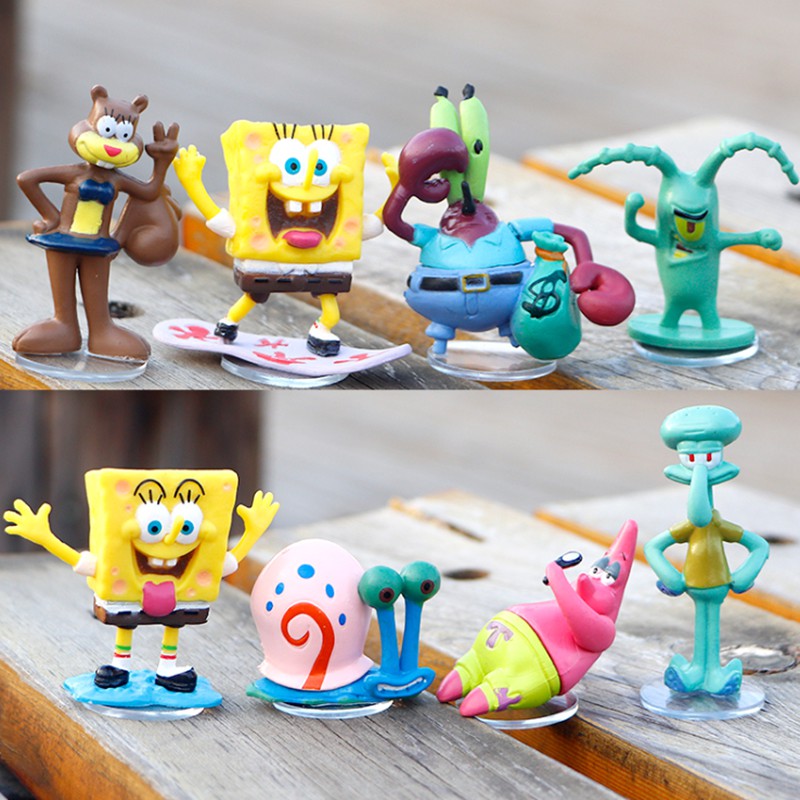 Phụ Kiện Trang Trí Hồ Cá Hình Spongebob Đáng Yêu