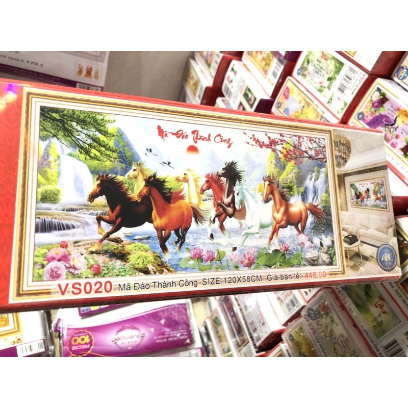 Tranh Đính Đá - Tranh thêu Mã Đáo Thành Công Lv032,Vs021,Vs020, Lv3022,Lv3023,Lv3305,lv3434,lv3107,lv3530,lv3529,lv3276
