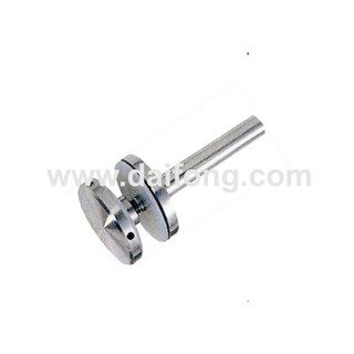 Bát kẹp kính đỡ tay vịn đầu thẳng không mặt trong cầu thang và trụ lan can