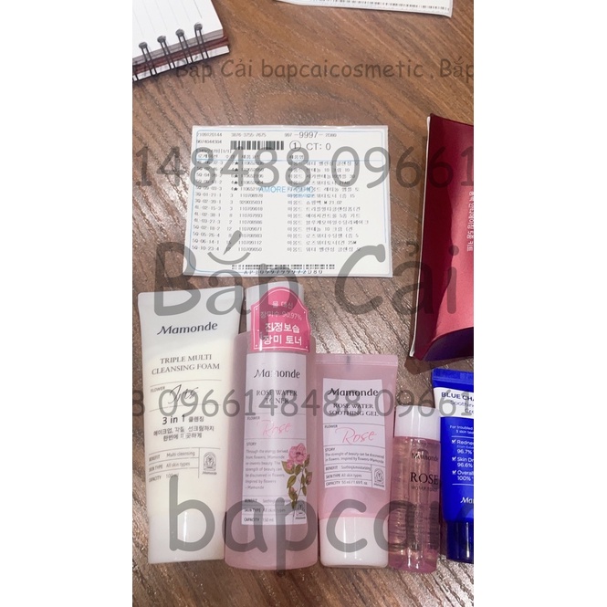 MBC-mini 1 chai Nước hoa hồng Mamonde Water Toner 25ml rose, pore, centella