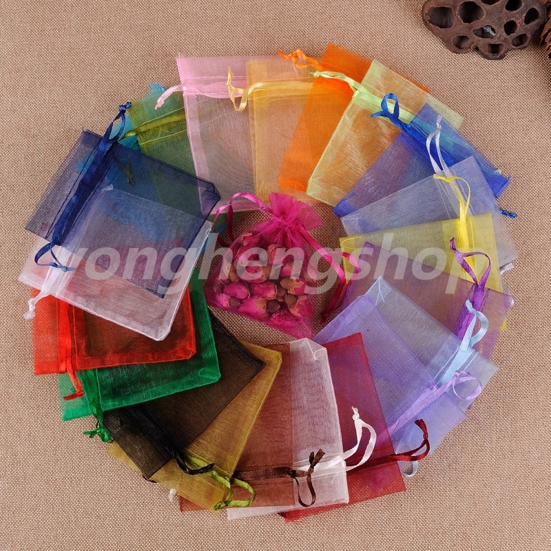 Set 25 túi dây rút đựng quà 5x7cm đa năng tiện dụng