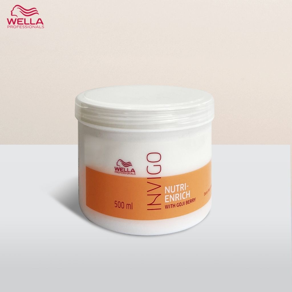 Dầu Hấp Wella Invigo Tăng Cường Dưỡng Chất, Phục Hồi Tóc Khô Xơ Nutri Enrich Mask