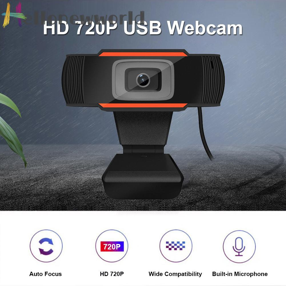 Webcam 720p 30fps Hd Kèm Mic Dành Cho Máy Tính