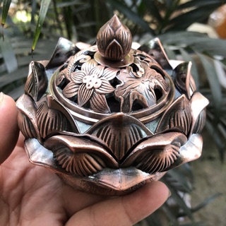 Lư xông trầm hoa sen - lư đốt trầm