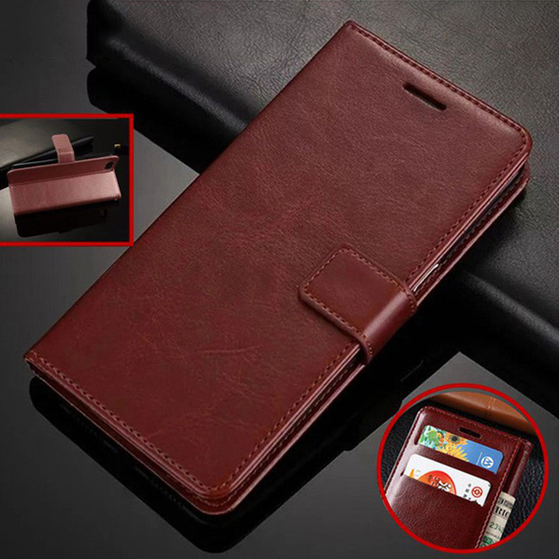 Bao Da Điện Thoại Nắp Lật Kèm Ngăn Đựng Thẻ Và Dây Đeo Cho Samsung C9 Pro Samsung C9 Pro