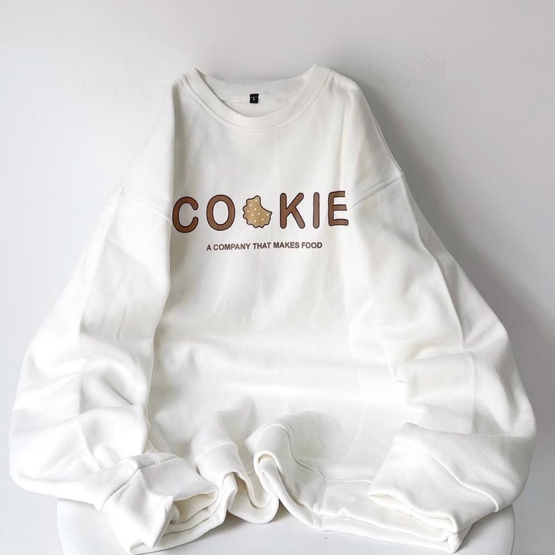Áo sweater nỉ Cookie unisex