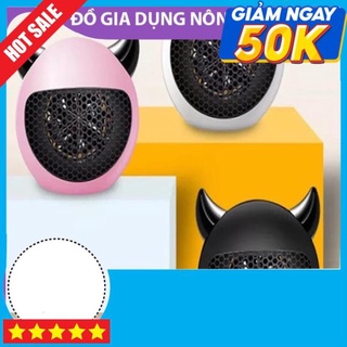 Quạt sưởi mini để bàn hình quỷ nhỏ 500w, nhỏ gọn, tiện dụng, tiết kiệm điện năng, chống cháy, chống bỏng NL shop