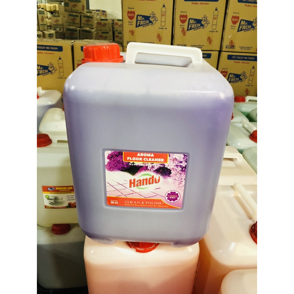 Nước thơm lau sàn nhà Hando can 20L (Nhiều Hương)