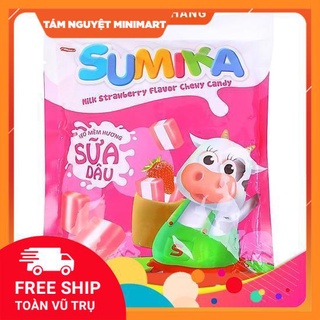 Kẹo Mềm Hương Sữa Dâu Sumika Bibica 350g