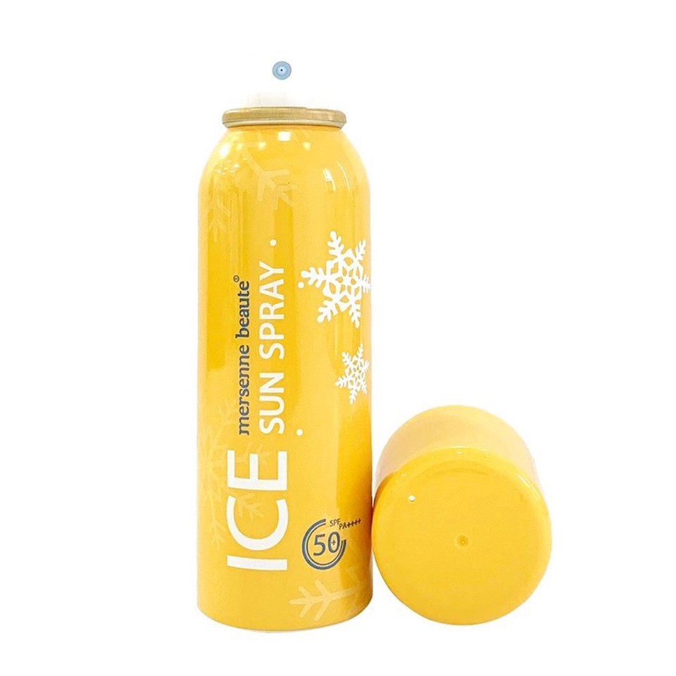 Kem chống nắng Ice Sun Spray Mersenne Beaute 100ml, xịt chống nắng SPF50+ PA+++