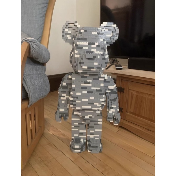 [ ORDER ] Bearbrick Xám Lego 1000%