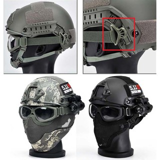 Kính Mắt Gài Rãnh Siêu Bền Cho Mũ Bảo Hiểm Quân Đội