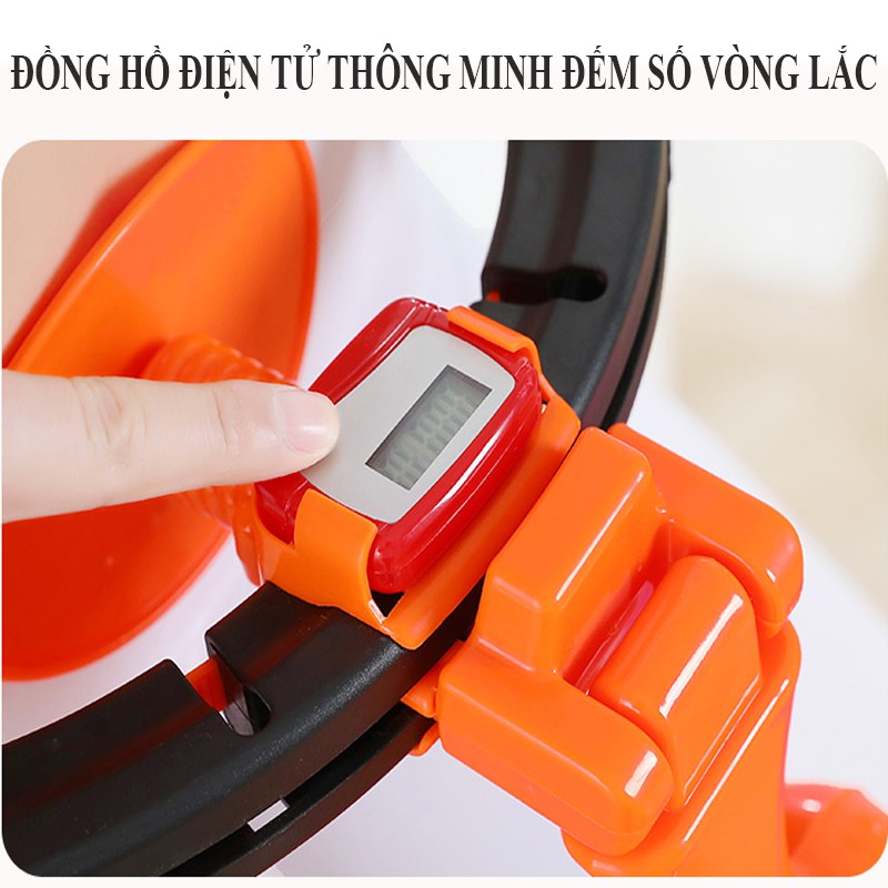 VÒNG LẮC EO HULA - Vòng lắc bụng giảm eo thông minh vừa giảm mỡ thừa eo vừa điều hòa nhịp tim massage cơ bụng