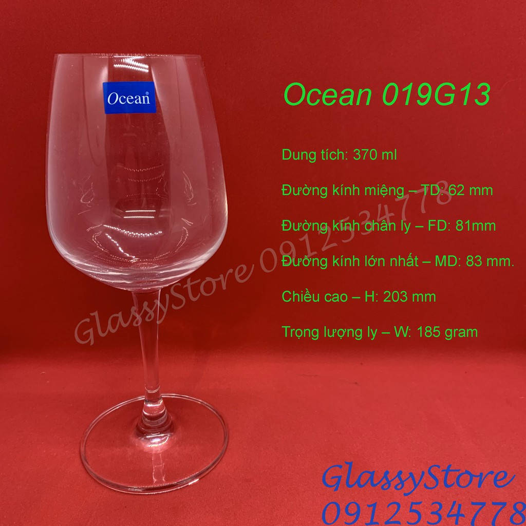 Ly  rượu vang thủy tinh Ocean Lexington Goblet - 370ml - 1019G13