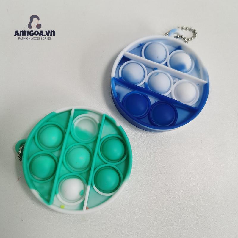 Móc Khóa Đồ Chơi Bằng Silicon Dễ Thương Giảm Căng Thẳng