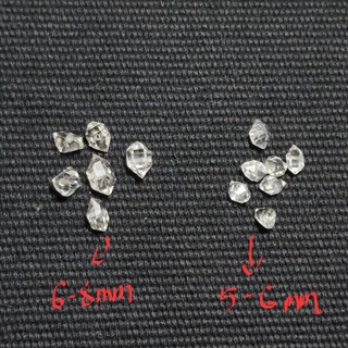 [1 hạt][Herkimer] Hạt lẻ đá phong thủy 6mm trong suốt