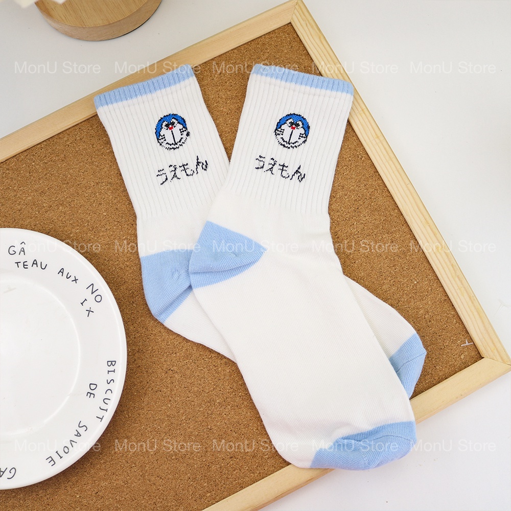 Tất vớ bắp chân hình DORAEMON DOREMON dễ thương cute TooYoo BK00153