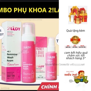 Dung dịch vệ sinh tạo bọt 2!Lady combo phụ khoa MagicSkin