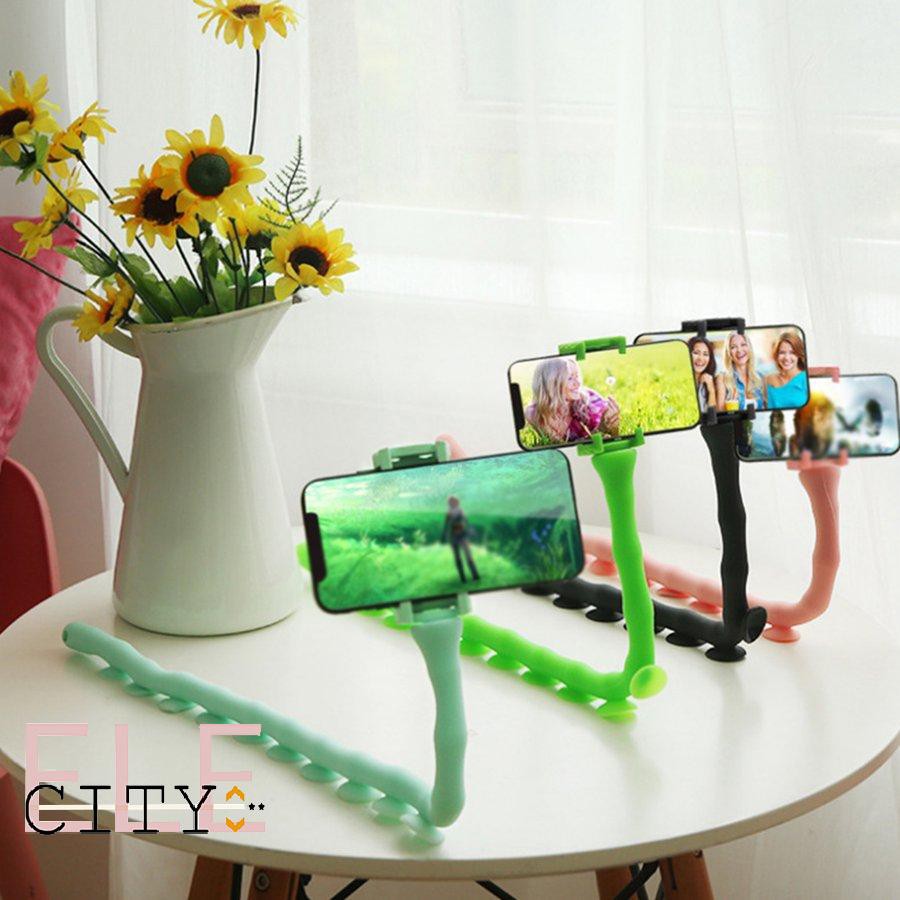 111ele} Lazy Bracket Mobile Phone Stents New Cute Caterpillar Worm Bracket Holder