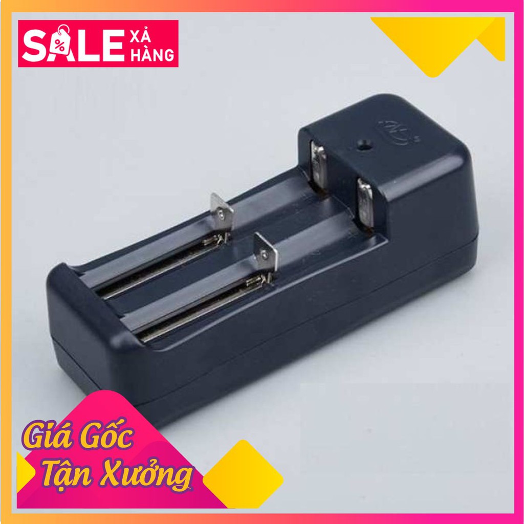 Bộ sạc đôi đa năng dùng cho các loại pin li-ion 18650 16340 14500 (3,7-4,2V)