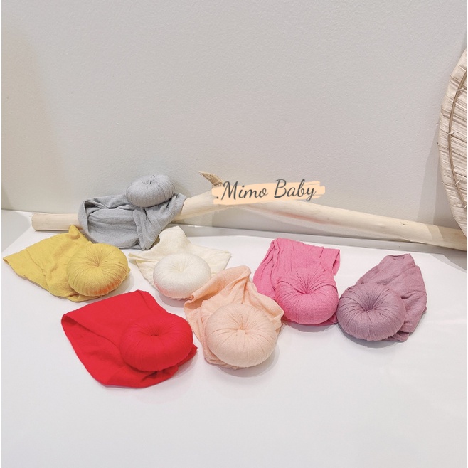 Băng đô thun bản to mẫu xoắn ốc siêu dễ thương cho bé gái BD48 Mimo Baby