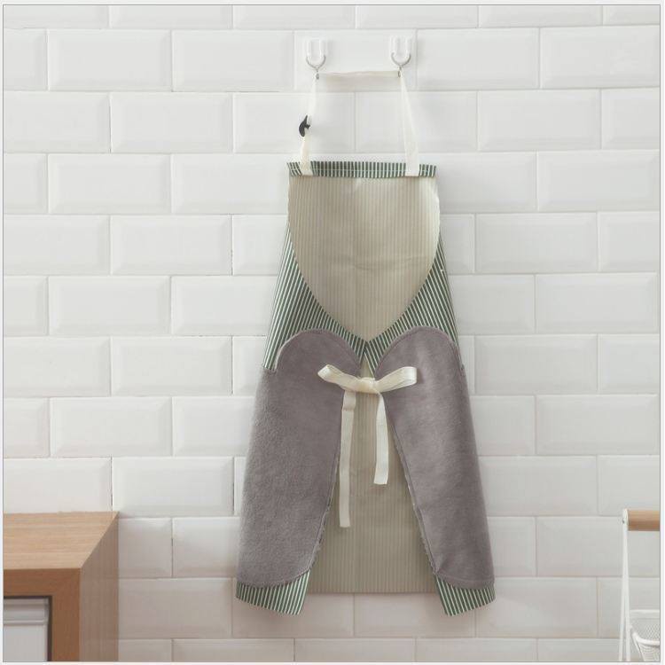 [❌SIÊU RẺ❌] Tạp Dề Phong Cách Hàn Quốc Có Khăn Lau Tay Bên Hông, Tạp Dề Chống Thấm Nước 88207 Tiện Ích Việt Nam 99