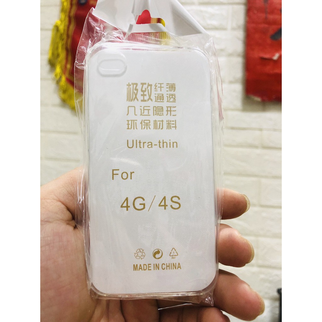 Ốp dẻo silicon iPhone 4 4s