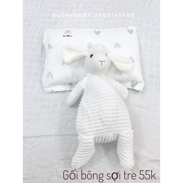 Gối bông sợi tre Goodmama sơ sinh