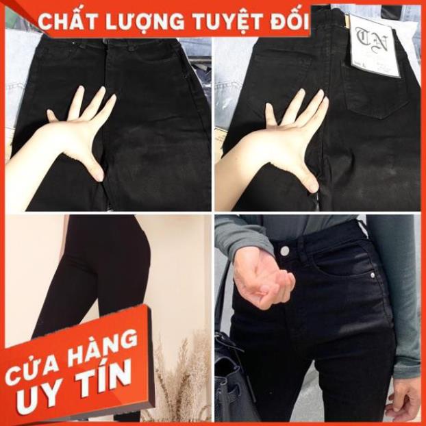 QUẦN JEANS ÔM basic LƯNG SIÊU CAO - hình thật trải sàn chính chủ