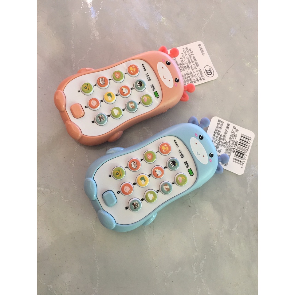 Điện thoại phát nhạc cho bé - Đồ chơi thông minh - phát triển IQ,EQ