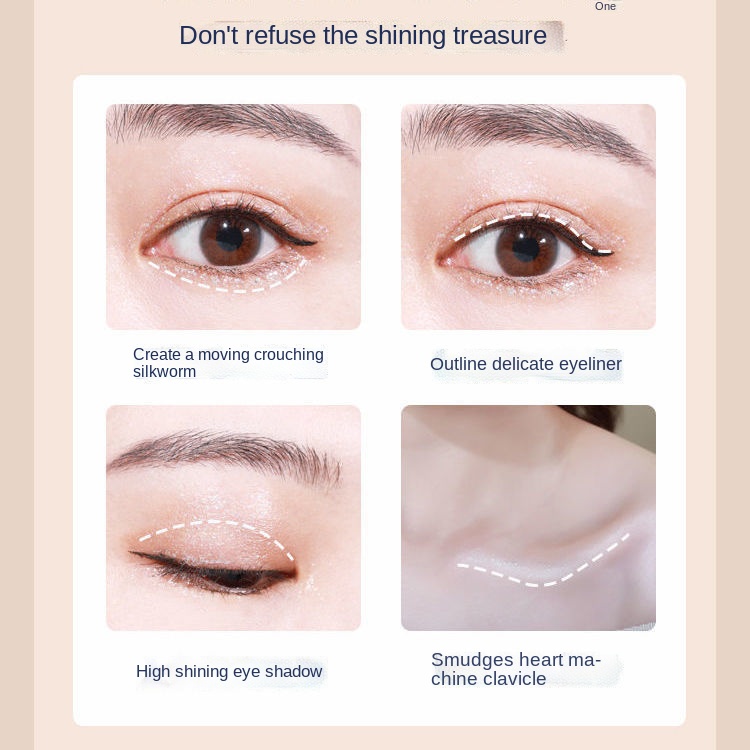 AMORTALS chất lỏng bốn màu bóng mắt long lanh nằm tằm chất lỏng làm sáng